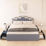 LED Bed Frame with Smart Lighting